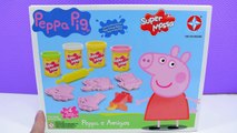 Peppa Português - Brinquedo da Peppa Pig e George com Massinha de Modelar em Português - Turma kids