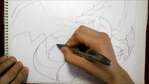 Como dibujar a Mega CHARIZARD. How to draw Mega CHARIZARD