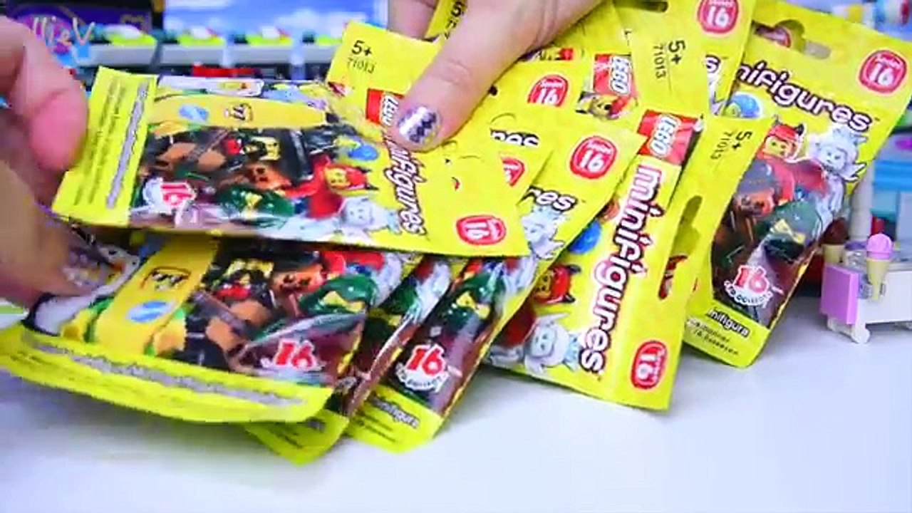 Lego Minifigures Series 16 Full Set Opening Silly Play Heartlake City Amusement Park - Kids Toys