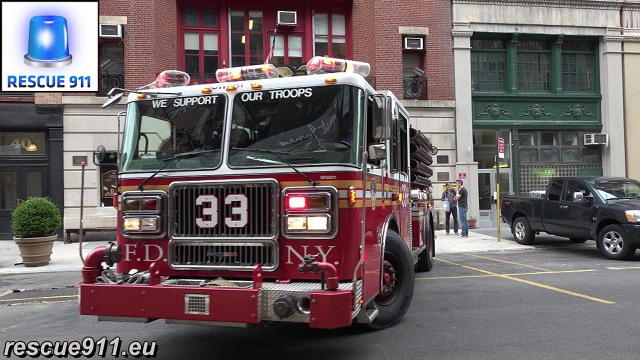 [AIRHORN + THUMBS UP] FDNY Engine 33
