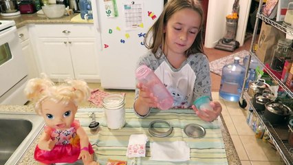 How to make Baby Alive Formula Milk and Juice and Baby Alive Doll Pees Diaper