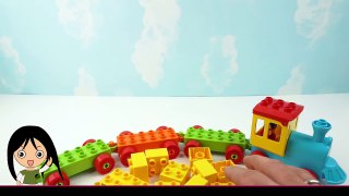 Building Blocks Toys for Children Learn Colors with Color Train for Kids Children