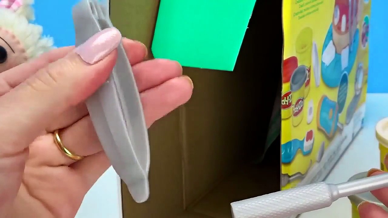 Play Doh Dentista Baby Dora brincando de massinha! el Dentista Bromista set Doctor fill n drill