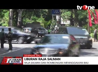 Raja Salman dan Rombongan Akhiri Liburan di Bali