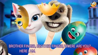 Talking Tom Tranform Into Paw Patrol Finger Family Nursery Rhymes Lyrics | Talking Tom Finger Family