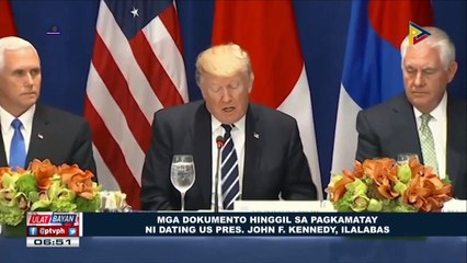 GLOBALITA: Mga dokumento hinggil sa pagkamatay ni dating U.S. Pres. John F. Kennedy, ilalabas