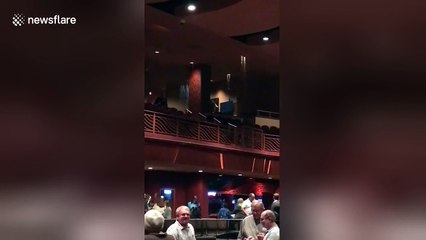 Tornado hits casino during Beach Boys concert and roof leaks severely