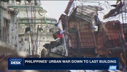 i24NEWS DESK | Philippines' urban war down to last building | Sunday, October 22nd 2017