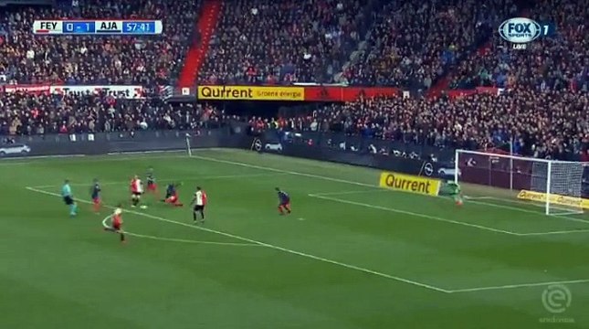 Jens Toornstra Goal HD - Feyenoord 1-1 Ajax 22.10.2017