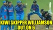 India vs NZ 1st ODI : Kane Williamson dismissed on 6, Kuldeep Yadav strikes | Oneindia News
