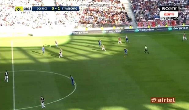 Nuno da Costa 2nd Goal HD - Nice 0-2 Strasbourg 22.10.2017