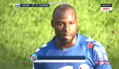 Ernest Seka Red Card HD - Nice 0-2 Strasbourg 22.10.2017