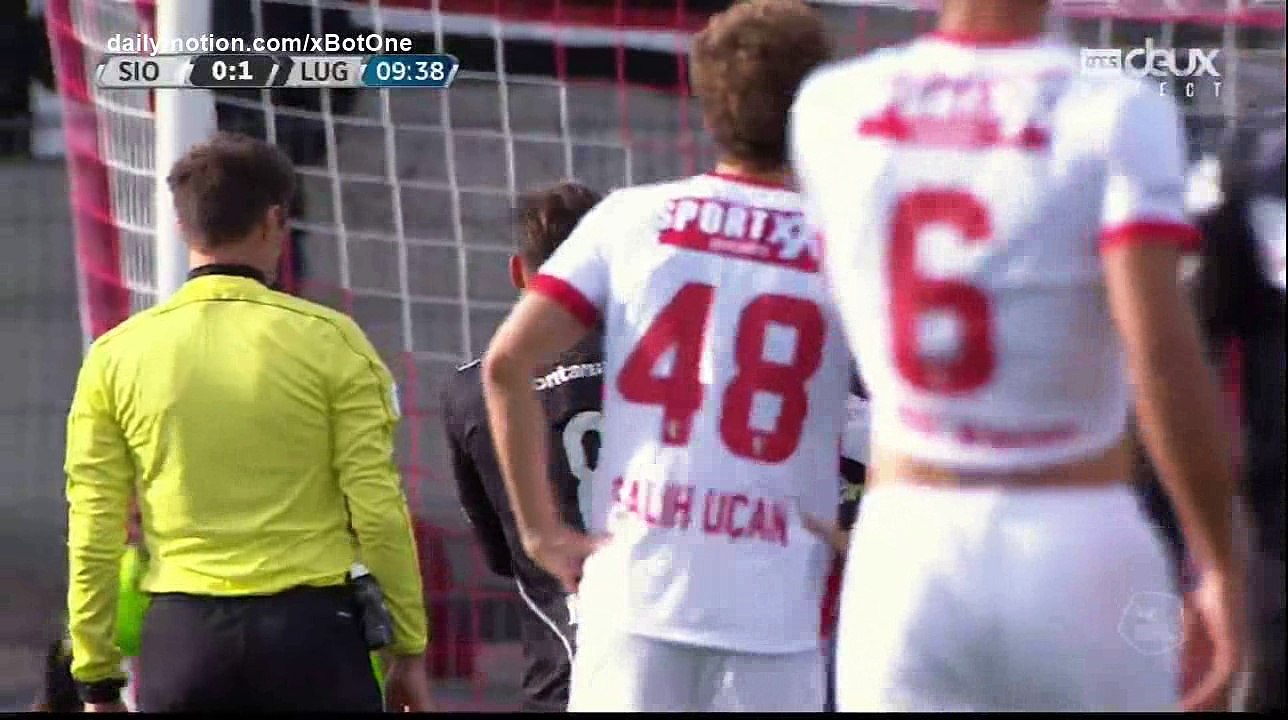 Salih Ucan Goal HD - Sion 1 - 1 Lugano - 22.10.2017 (Full Replay)
