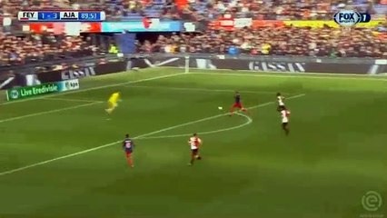 Kasper Dolberg  Second Goal HD - Feyenoord	1-4	Ajax 22.10.2017