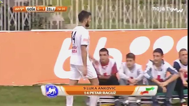 NK GOŠK - FK Željezničar / Spiker se zabunio, pa najava izmjene ispala komična