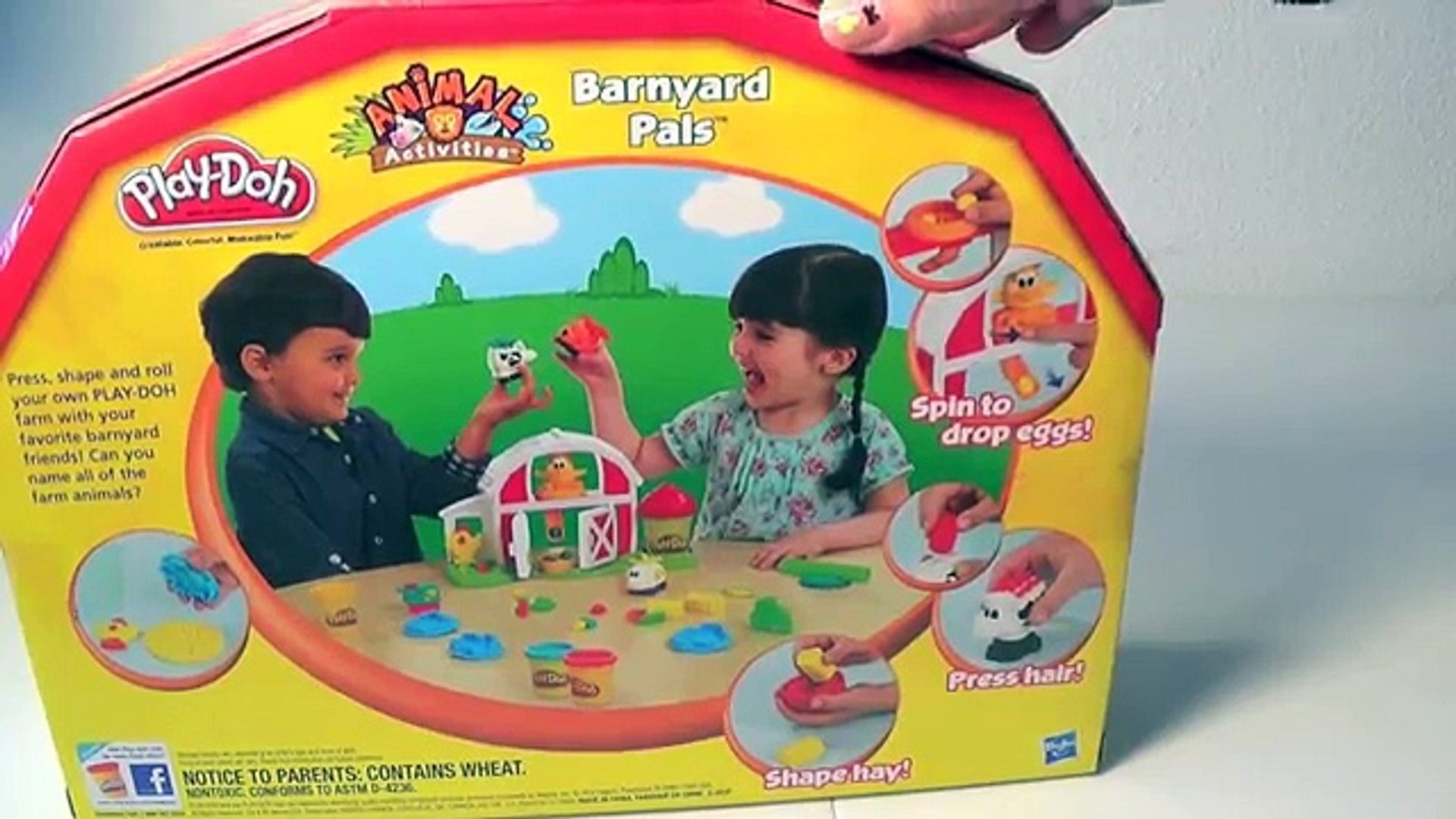 PLAY-DOH AMIGUITOS DE LA GRANJA|Play-Doh Farm Barnyard Pals Animal  Activities Mundo de Jugutes - video Dailymotion