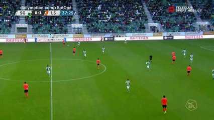 Joel Geissmann Goal HD - St. Gallen 0 - 2 Lausanne - 22.10.2017 (Full Replay)