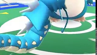 Pokémon GO Gym Battles x2 Level 3 gyms Muk Pinsir Snorlax Dragonite & more