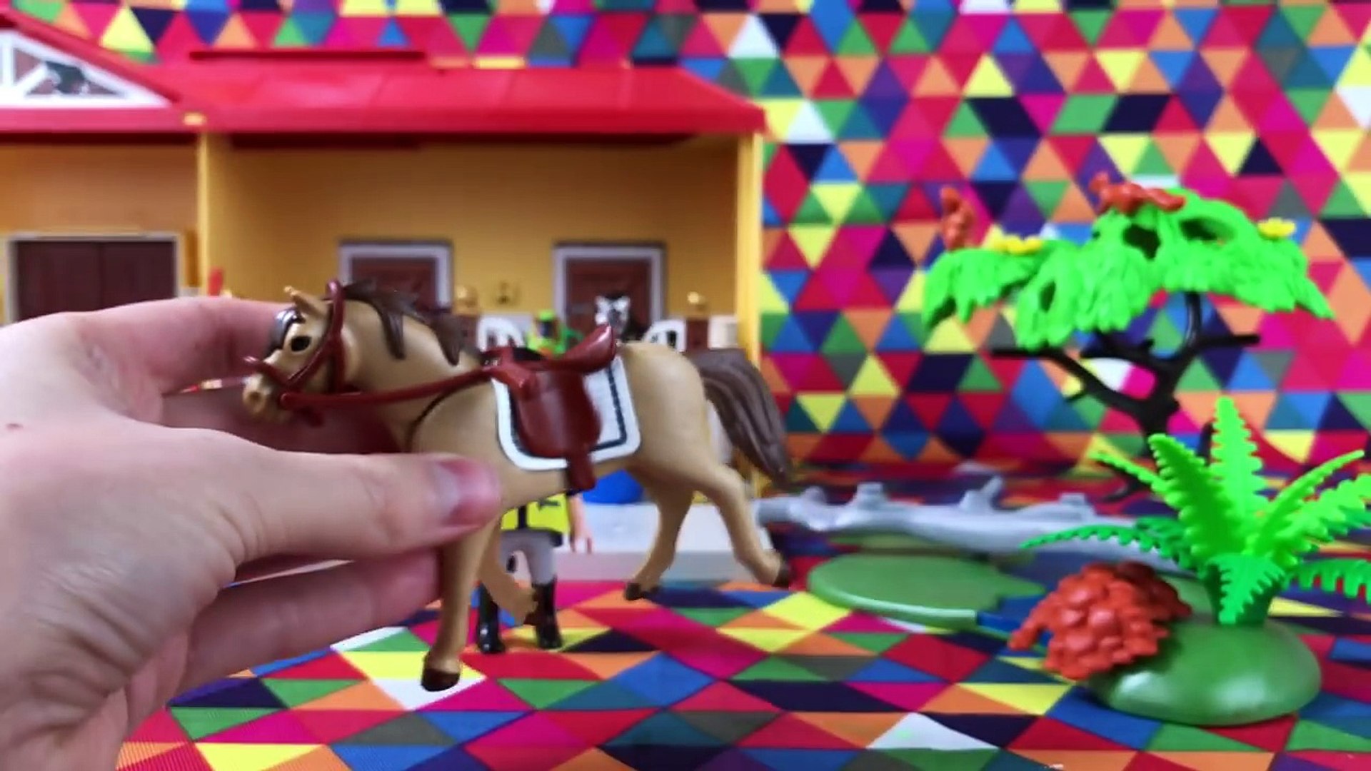 playmobil country horseback ride