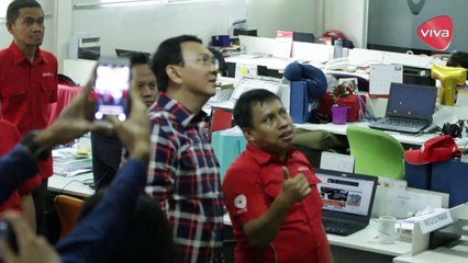 Ahok Bikin Heboh Kantor VIVA.co.id