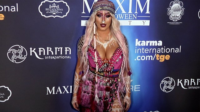 Aubrey O'Day 2017 Maxim Halloween Party