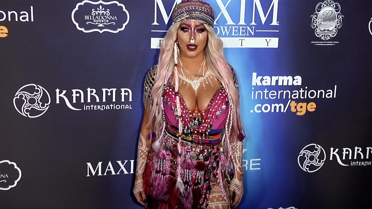 Aubrey O'Day 2017 Maxim Halloween Party