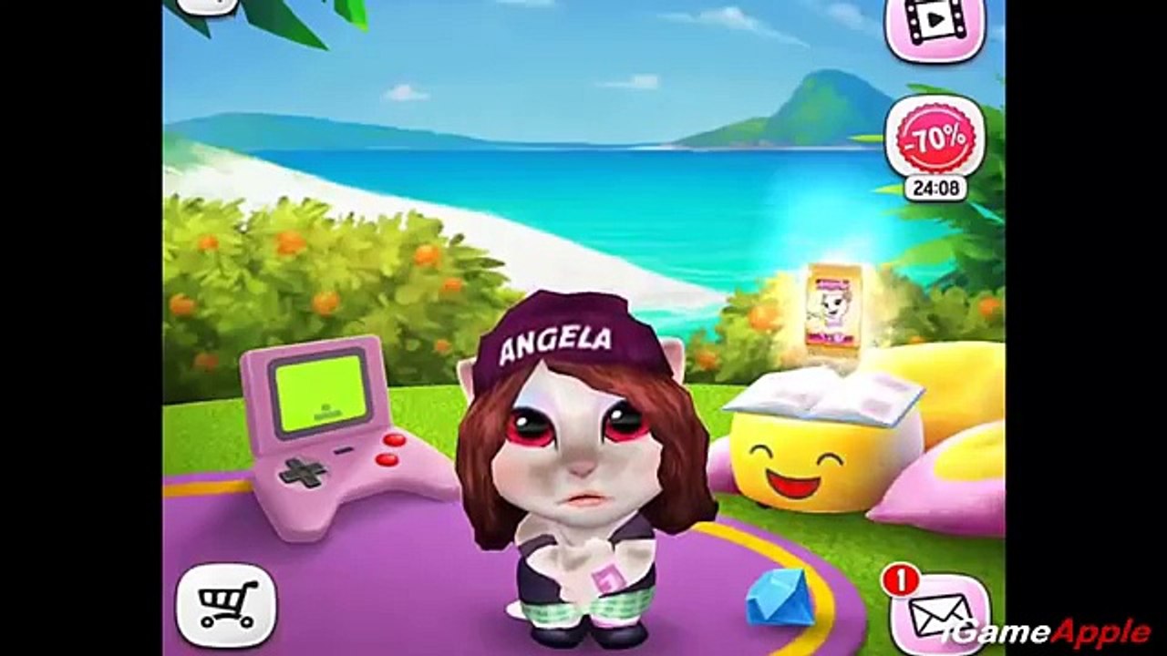 My Talking Angela iPhone iPad Gameplay Great Makeover HD