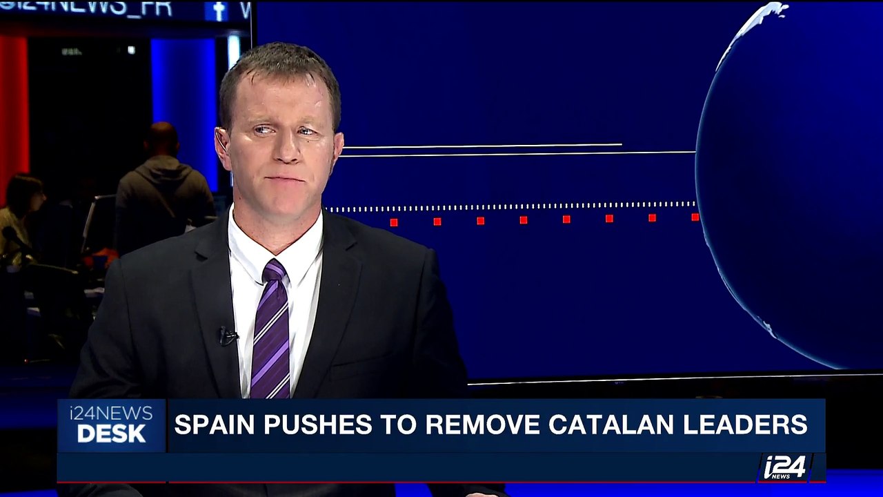 i24NEWS DESK | Spain pushes to remove Catalan leaders | Sunday, October 22nd 2017