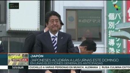 Todo listo en Japón para las elecciones anticipadas