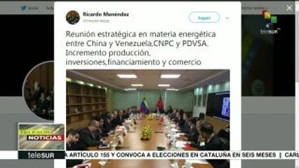 China y Venezuela avanzan en negociación energética