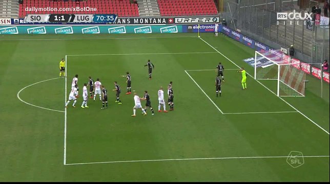 Carneiro da Cunha Goal HD - Sion 2 - 1 Lugano - 22.10.2017 (Full Replay)