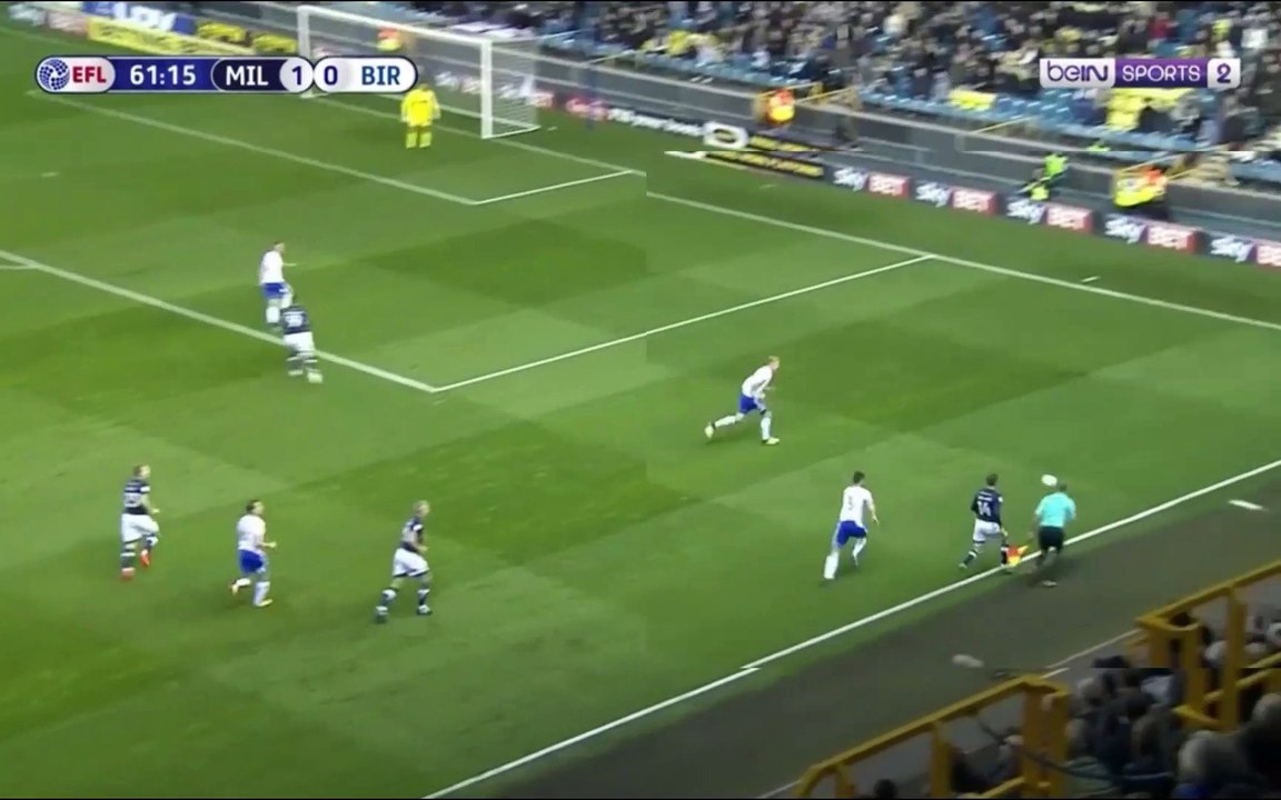 Jed Wallace Hilarious Move vs Birmingham!