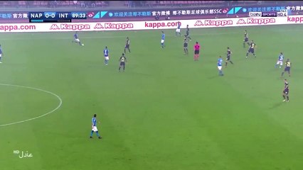 Samir Handanovic Fantastic Last Minute Save vs Dries Mertens!