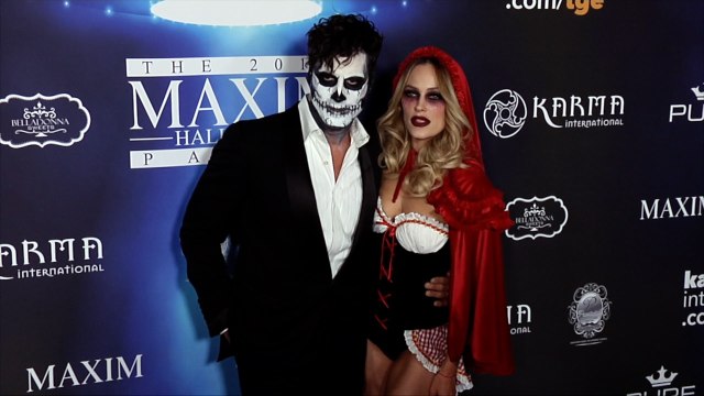 Maksim Chmerkovskiy and Peta Murgatroyd 2017 Maxim Halloween Party