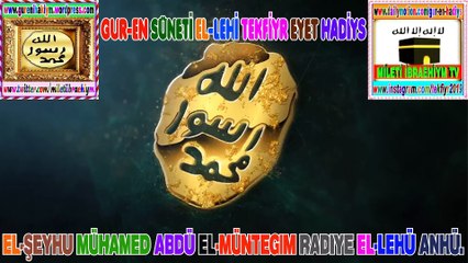 müslimim deyip boş işlerle wegıt geçiren el-lehin diynini anlatmayan yaşamayan yaymayan ke-efirdir