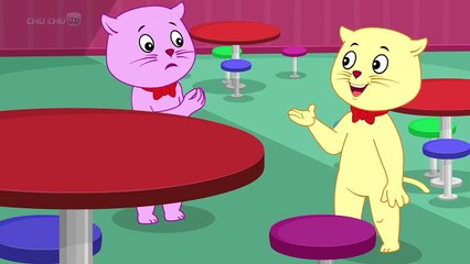 Pink Cat Talk Yellow Cat | Hospitaloreo | Video for kid