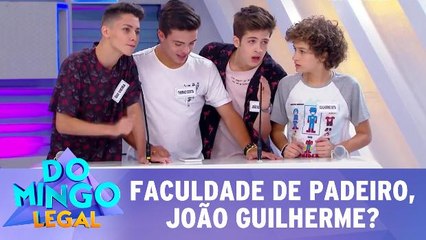 Faculdade de padeiro, João Guilherme?