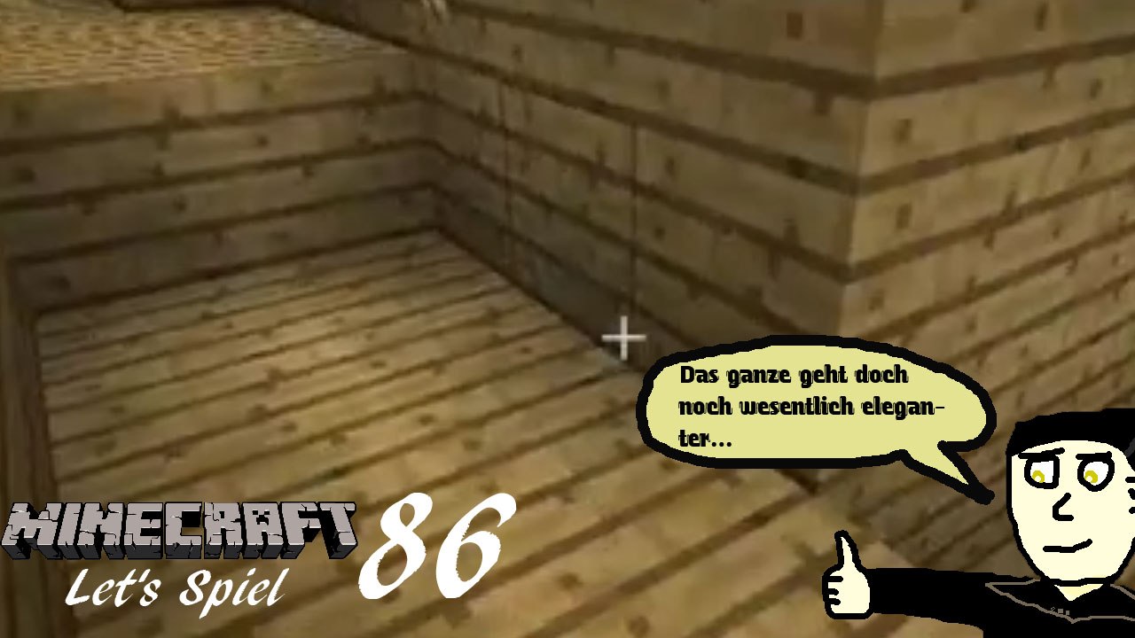 Minecraft 'Let's Spiel' (Let's Play) 86: Verbesserung der Höhlenhütte