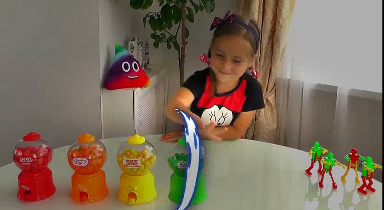 Bad Kid learn colors with Real food vs candy food, nursery rhymes for kids songs Transform Magiс Car