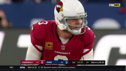 Arizona Cardinals WR Jaron Brown hauls in a ball for 21 yards