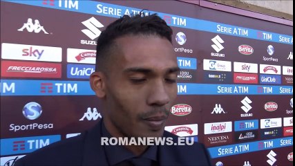 Juan Jesus in zona mista dopo Torino Roma