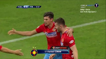 4-0 Florinel Coman Goal Romania  Divizia A - 22.10.2017 Steaua Bucuresti 4-0 ACS Poli Timisoara