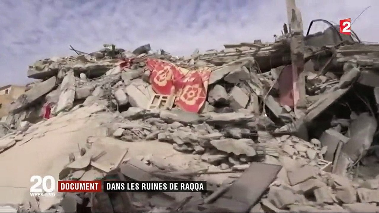 DOCUMENT FRANCE 2. "On en a fini avec eux" : dans les rues dévastées de Raqqa, libérée du joug de l'Etat islamique