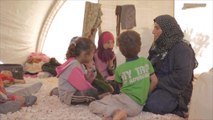 ظروف معيشية صعبة لنازحي دير الزور بريف حلب
