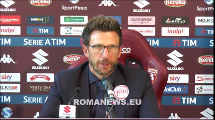 Di Francesco in conferenza stampa dopo Roma-Torino