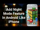 How To Add Night Mode Feature In Android Hindi-Urdu - How To Enable Night Mode In Android