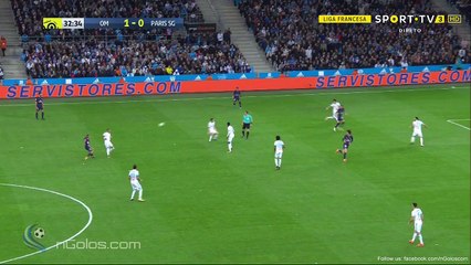 Neymar Goal vs Marseille (1-1)