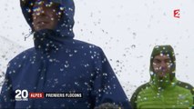 Alpes : les premiers flocons de neige sont tombés