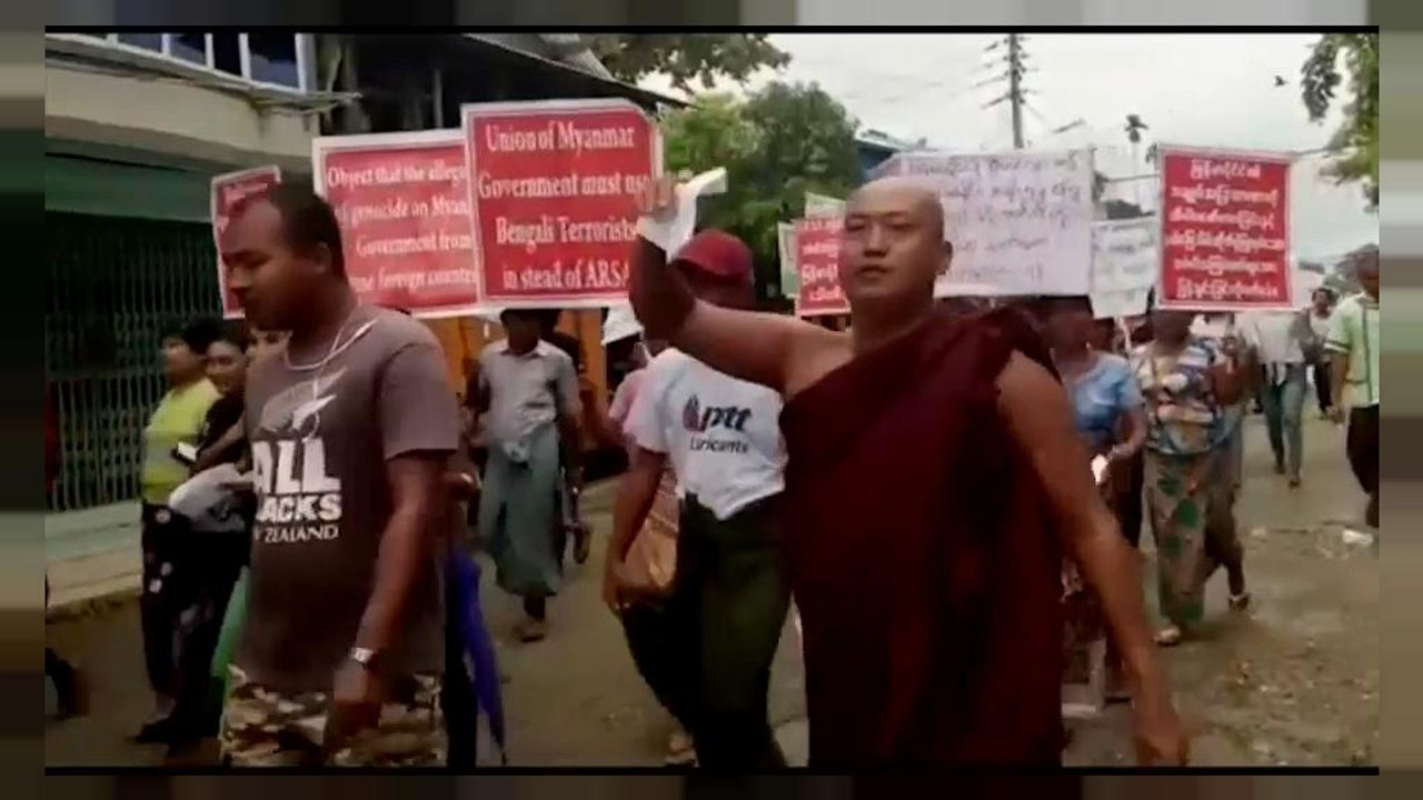 Anti-Rohingya-Demo in Myanmar