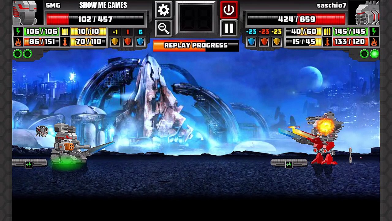 Super Mechs - PVP - 8 Fights - Full Game Play - 1080 HD